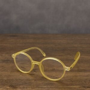 EasyChashma Round Honey Yellow